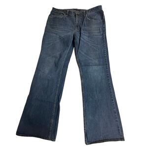 VTG Banana Republic Relaxed BOOT CUT JEANS Women's Size 35x32 Blue Denim Jeans